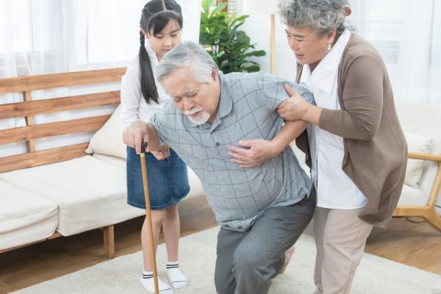 Asian grandfather fall down grandmother and granddaughter help a Moving To Adult Living Communities In Marlton, NJ: 5 Signs You Are Ready