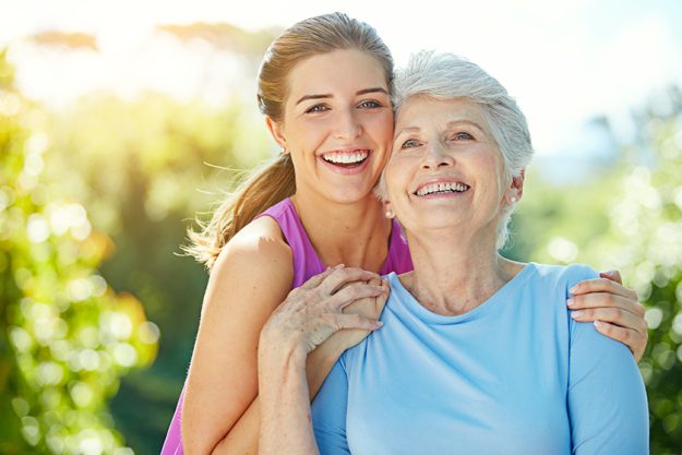 The love between a mother and daughter The love between a mother and daughter