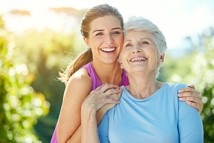 The love between a mother and daughter
