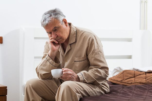 Senior man in bed Senior man in bed