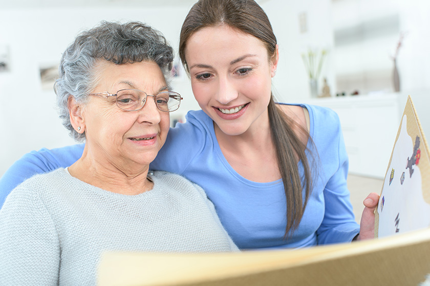 Friendship between grandmother and granddaughter Friendship between grandmother and granddaughter