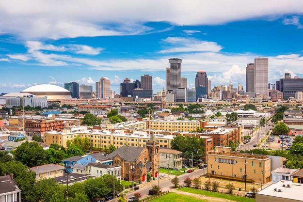 New Orleans, Louisiana, USA downtown city skyline in the afternoon. New Orleans, Louisiana, USA downtown city skyline in the afternoon.