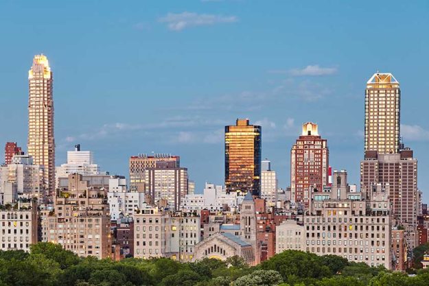 New York City skyline over the Central Park, USA. New York City skyline over the Central Park, USA.