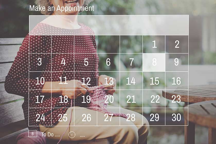 Knitting senior woman Knitting senior woman