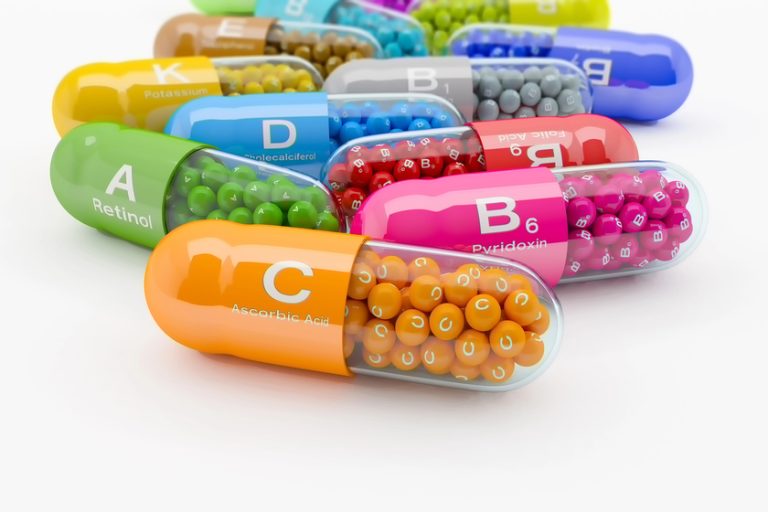 3d rendering of many vitamin capsule — Photo
