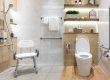 Interior of bathroom for the disabled or elderly people